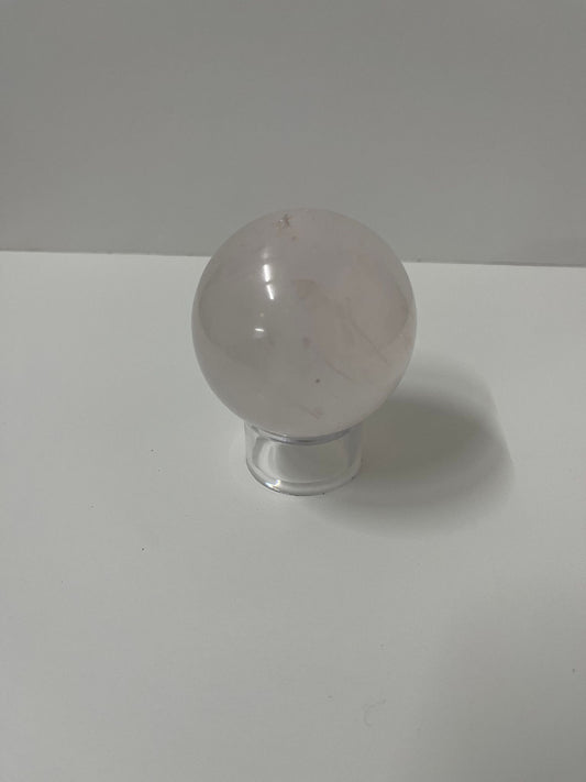 Rose Quartz Sphere by JL