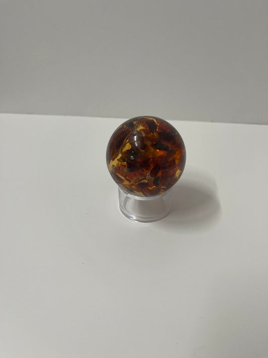 Amber Sphere by JL